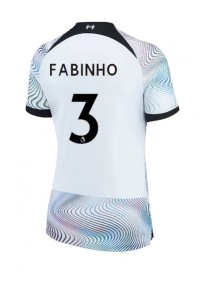 Fotbalové Dres Liverpool Fabinho #3 Dámské Venkovní Oblečení 2022-23 Krátký Rukáv